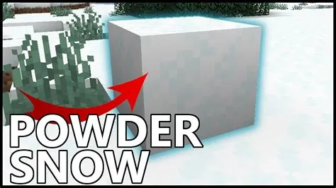 Can you make it snow in minecraft?