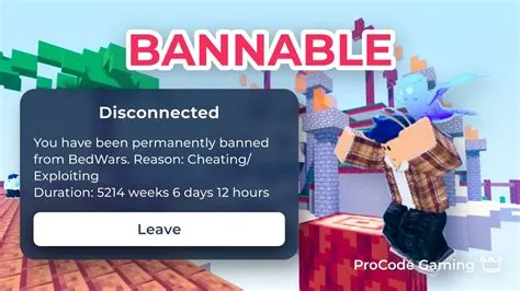 What is bannable on roblox?