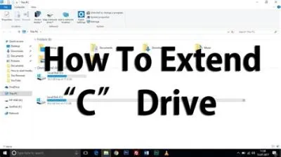 Why cant i extend my c drive?