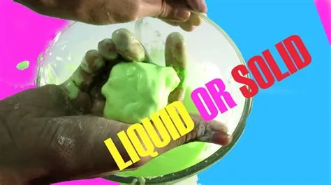 Is slime a solid or liquid?