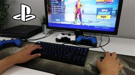 Can you connect a keyboard to a ps4 and play fortnite?