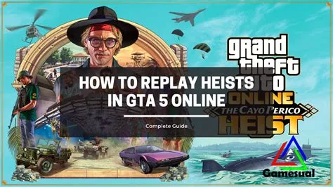 Why cant i replay heist?