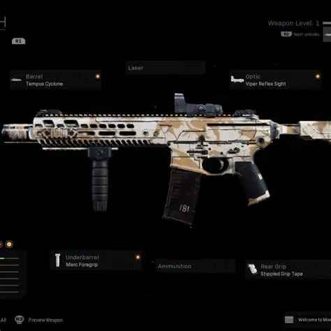 What gun is recommended in cod?