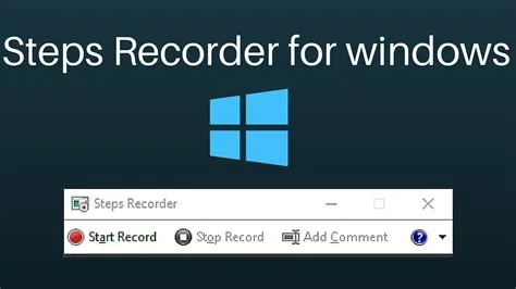 Where does windows g record?