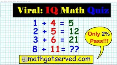 Does math test iq?