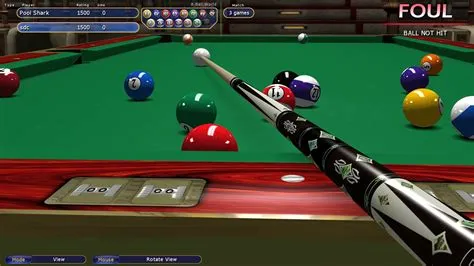 What is the game that looks like pool?