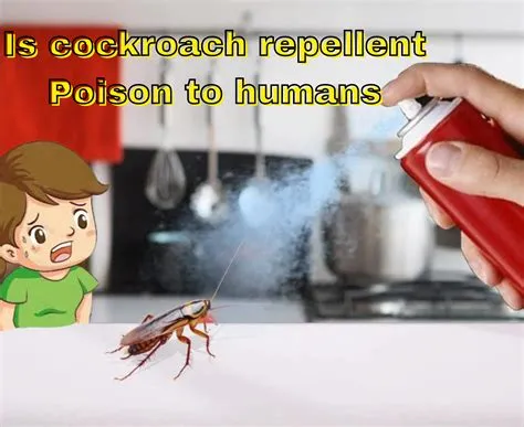 Is cockroach hit poisonous to humans?