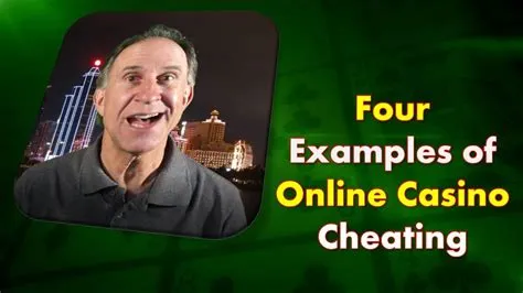 What are examples of cheating in gambling?