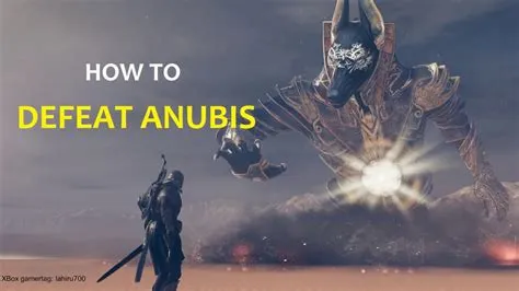 Who defeated anubis?