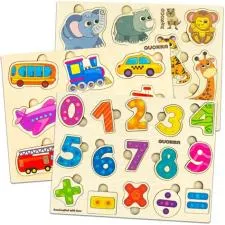 At what age can kids do wooden puzzles?