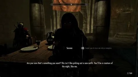 Can you ask serana to turn you?