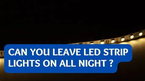 Is it cheaper to leave led lights on?