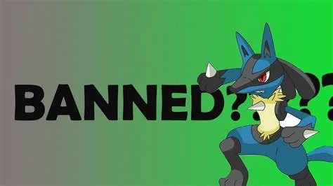 Is mega lucario banned?