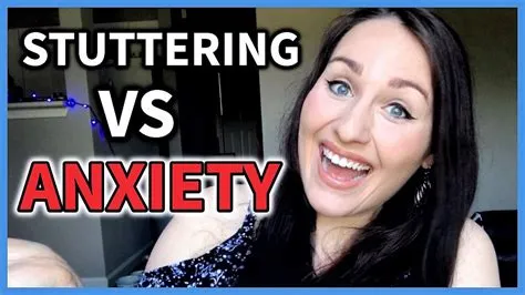 Is stuttering caused by anxiety?