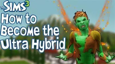 Can you be a hybrid in sims 3?