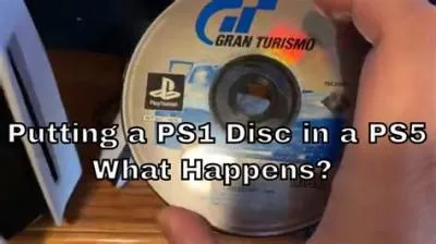 Can you put a ps1 disc in a ps5?