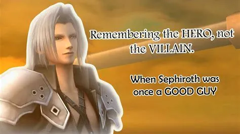 Was sephiroth once a good guy?