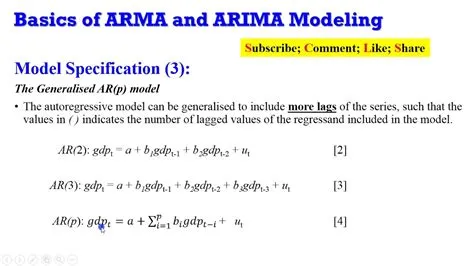 What is the equation for arma 1 1 model?