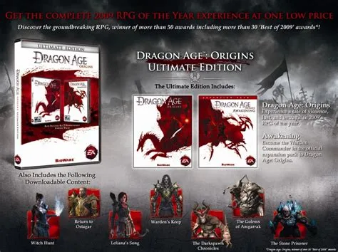 Does ea play include dlc dragon age origins?