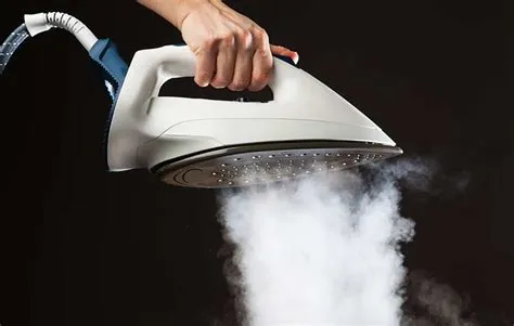 Can a steam iron be cleaned?