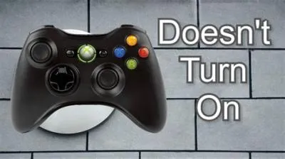 Why wont my xbox 360 controller turn on?