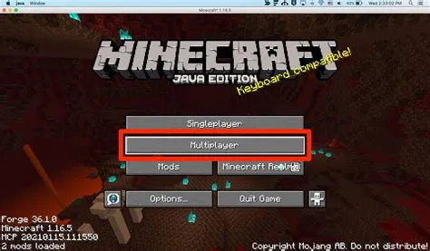 How do i enable multiplayer on minecraft java microsoft?