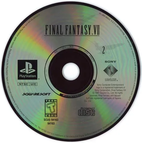 Why does ff7 have 2 discs?