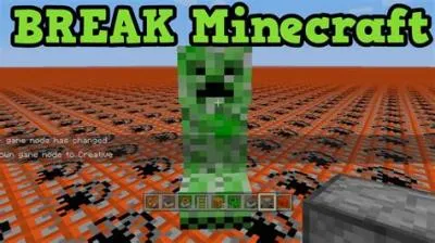 Why cant i break in minecraft?