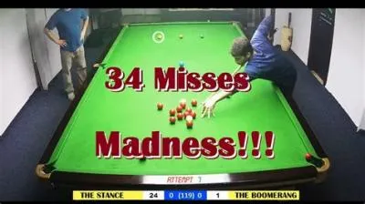 How does the miss rule work in snooker?