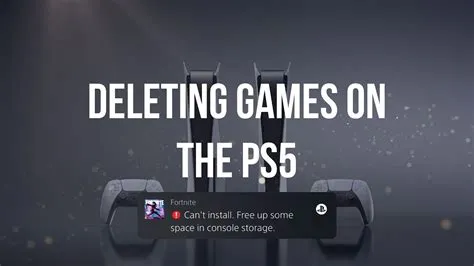 How do i free up space on my ps5 without deleting games?