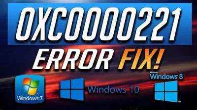 What is windows 11 install error 0xc0000221?