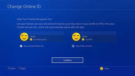 Can i change my psn id?