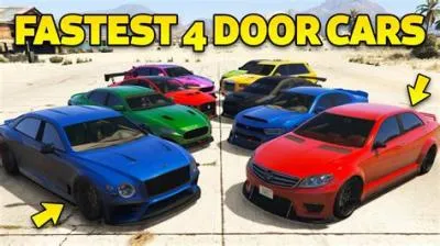 What is the fastest 4-door car in gta 5 heist?