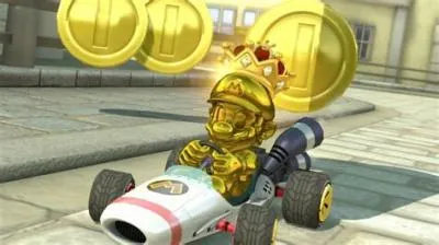 What does collecting coins in mario kart do?