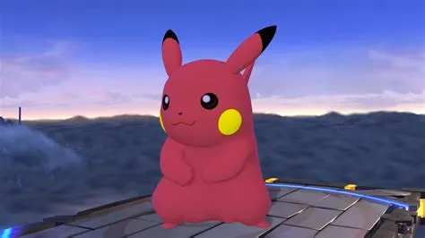 Is there a red pikachu?