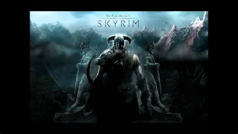 What language is skyrim main theme?