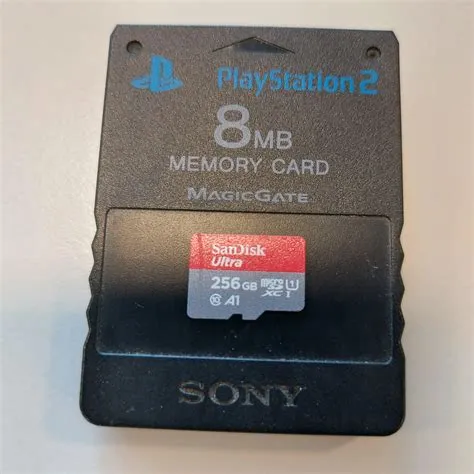 What was the largest ps2 memory card?