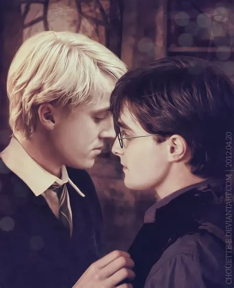 Did draco kiss harry in the book?