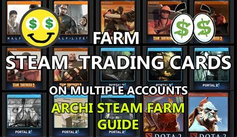 Why do people farm steam cards?