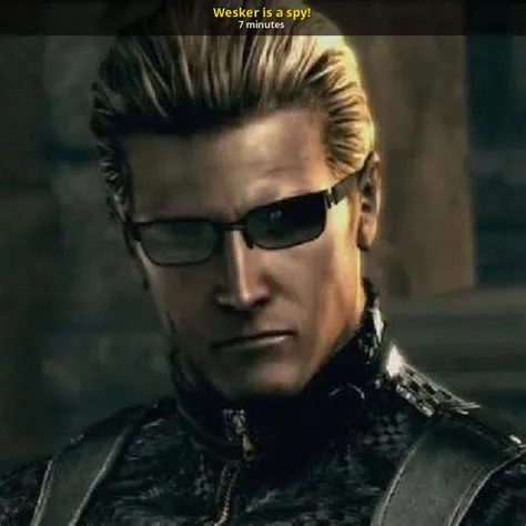 Is wesker a spy?