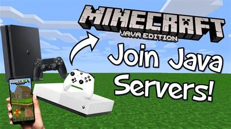 How do i join a java server on bedrock ps4?