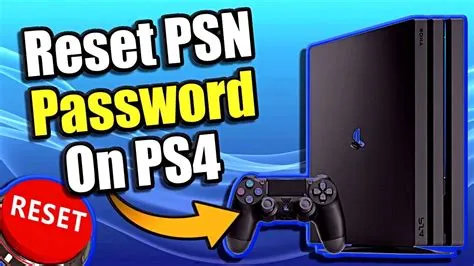 How do i reset my ps4 without the password?