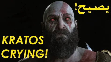 Has kratos ever cries?