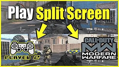 Can you play modern warfare 1 campaign split-screen?