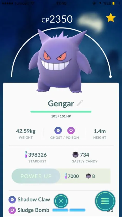 What is the strongest move gengar can learn?