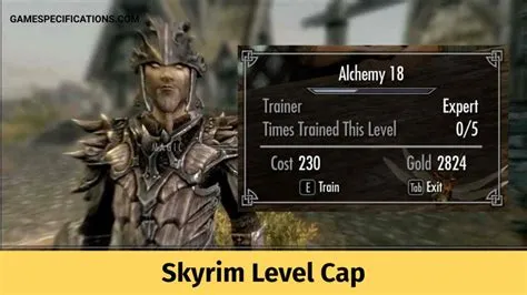 What is level 81 cap in skyrim?