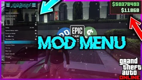 Can you get banned for using a mod menu in gta online?