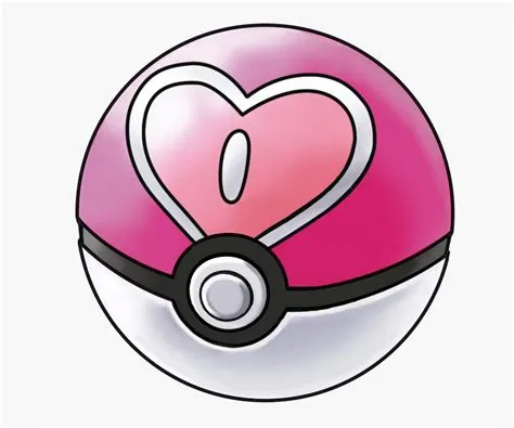 What is the poké ball with heart?