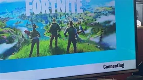 Why is my fortnite stuck on the connecting screen xbox series s?