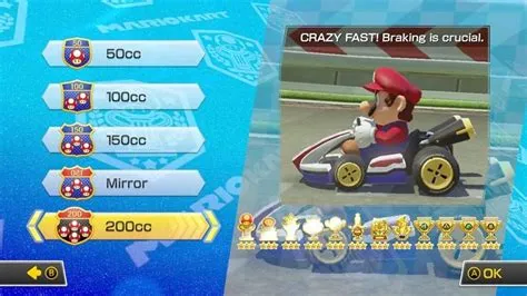 What does 200 mean in mario kart?